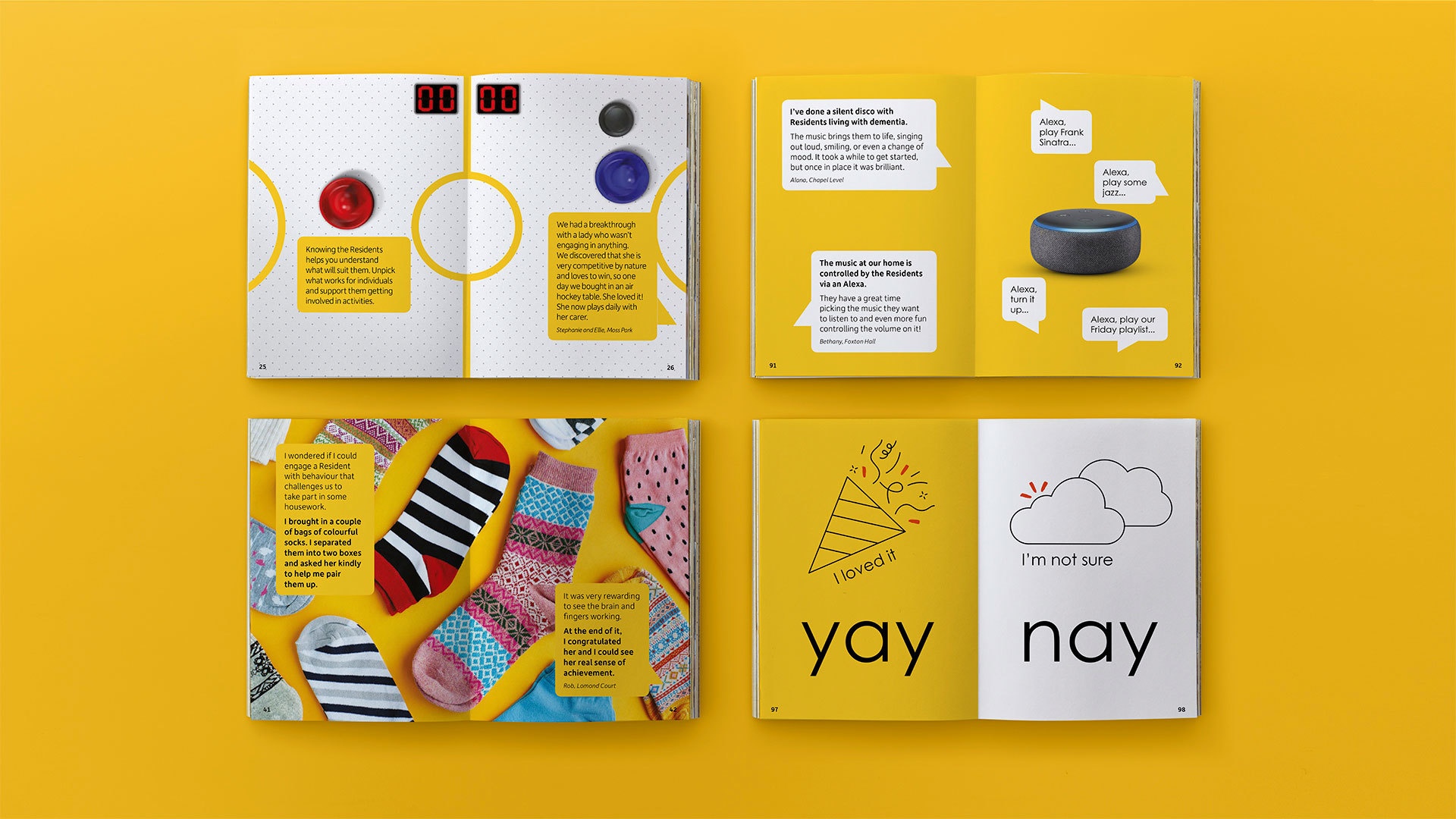 HC ONE Wellbeing Book spreads 02 Yellow