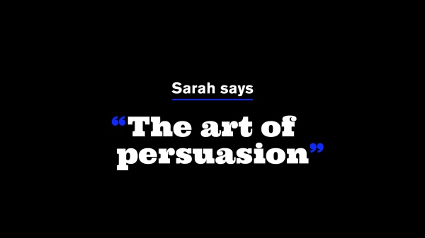 ODA Sarahsays Persuasion